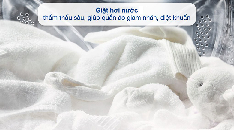 Máy giặt LG AI DD™ Inverter 25 kg TX2725AT9G lồng đứng - Công nghệ giặt hơi nước