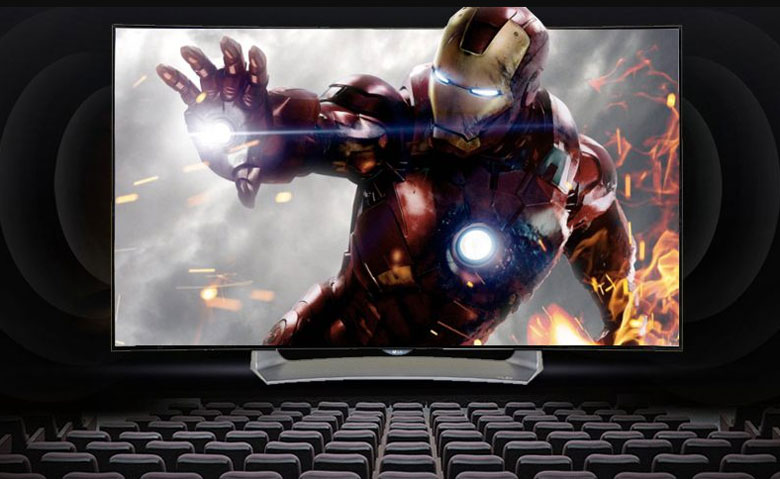 Âm thanh vòm tivi LG 79UG880T với Ultra Surround mang đến không gian trải nghiệm chìm đắm như thật
