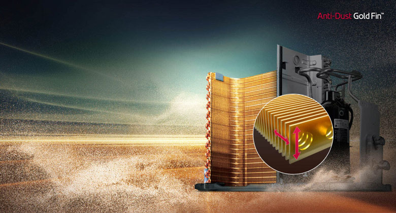 Điều hòa âm trần LG ZTNQ12GULA0 - Dàn nóng phủ Gold Fin bền bỉ