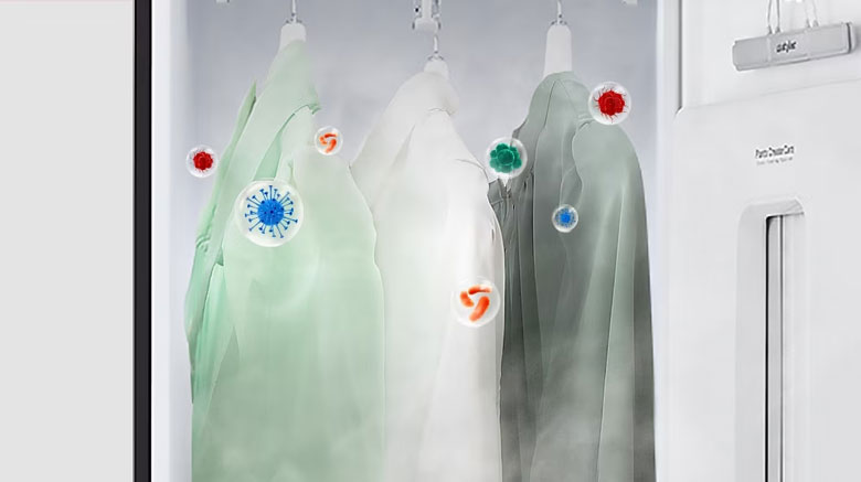 Tủ chăm sóc quần áo thông minh LG Styler S5BOC - Công nghệ TrueSteam chăm sóc quần áo hiệu quả