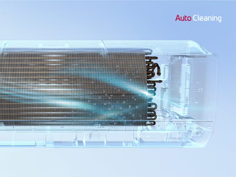 Tự động làm sạch - Điều hòa LG 1 chiều 17000 BTU Inverter V18WIN1
