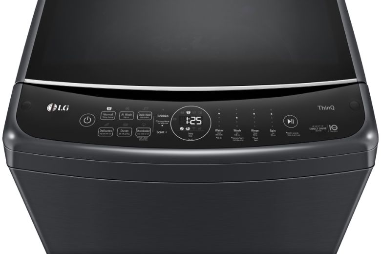 Bảng điều khiển LG Inverter 15 kg TV2515DV5J lồng đứng - Bảng điều khiển song ngữ