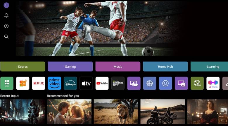 Smart Tivi QNED Evo AI LG 4K 86 Inch 86QNED9MASA  - Hệ điều hành webOS 25 thông minh
