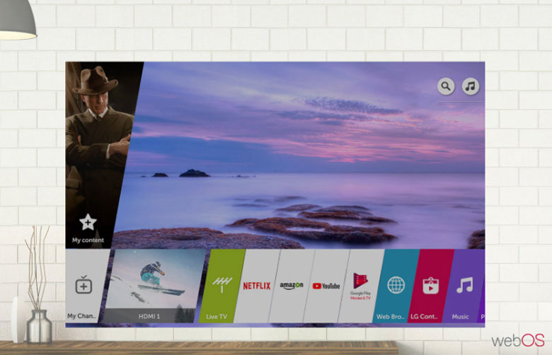tivi LG 79UG880T sử dụng hệ điều hành WebOS thân thiện, dễ thao tác cho mọi người
