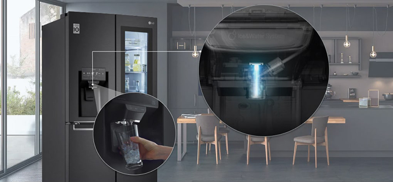 Tủ lạnh LG Inverter 496 lít GR-X22MBI có vòi nước ngoài