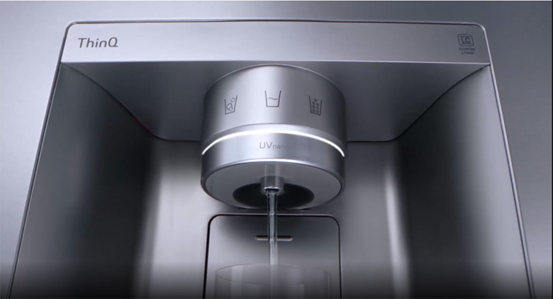 Tủ lạnh SBS LG Inverter 635 lít GR-D257JS có vòi nước diệt khuẩn uv