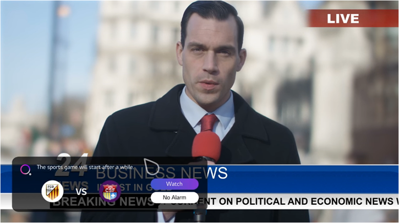 Thông báo thể thao -Smart Tivi LG 4K 70 inch 70UQ9100PSD