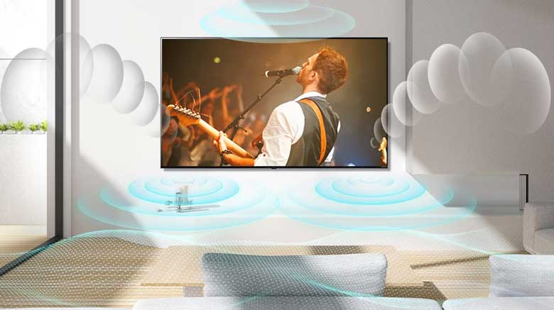 Smart Tivi LG 4K 75 inch 75UR8050PSB - Nghe âm thanh chất lượng cao với AI Sound Pro