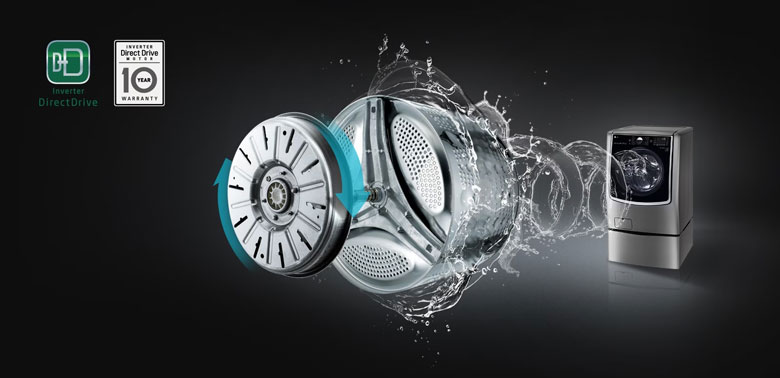 Máy giặt LG FV1409S4M Inverter 9kg - Động cơ truyền động trực tiếp mạnh mẽ