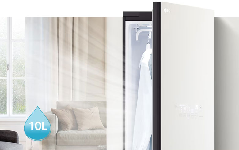 Tủ chăm sóc quần áo thông minh LG Styler S5BOC - Cho quần áo và không gian phòng sạch, thoáng mát