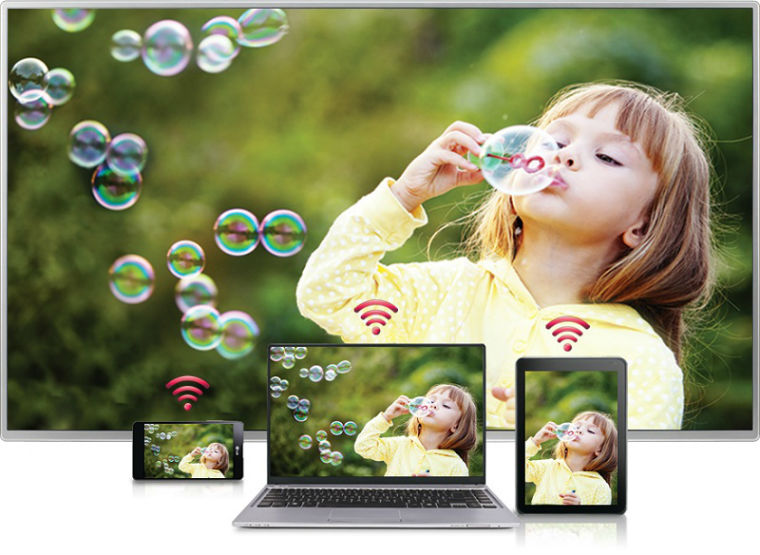 tivi LG 55B6T chia sẻ thông minh