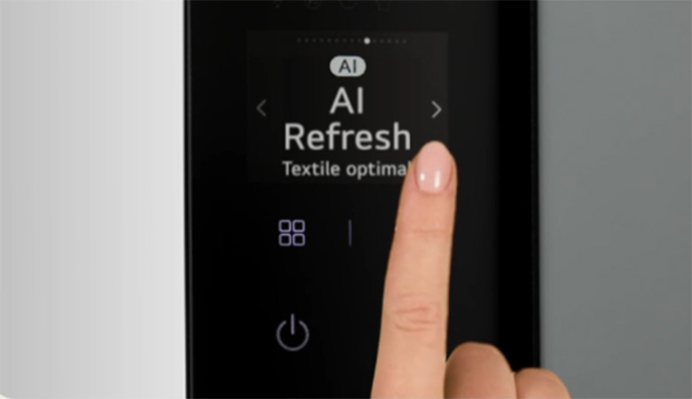 Màn hình cảm ứng - Tủ chăm sóc quần áo thông minh LG Styler SC5GMR80H