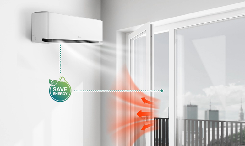 Điều hòa LG Inverter AI Air 2 chiều 18.000 BTU IDH18M1 - Phát hiện cửa sổ mở