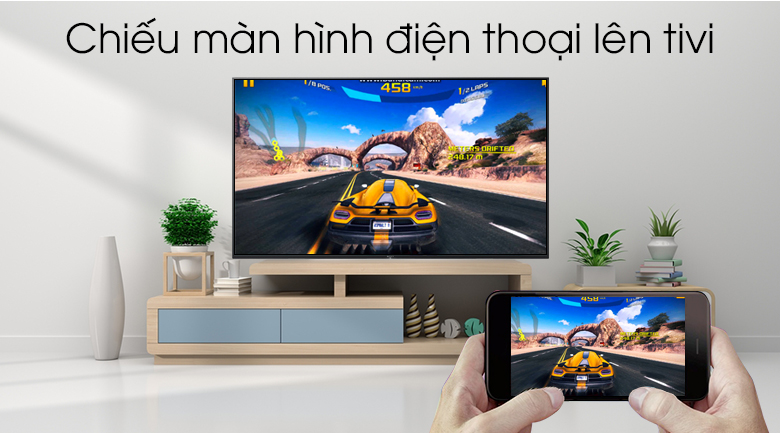 Chiếu hình ảnh từ màn hình điện thoại lên tivi LG 79UG880T dễ dàng