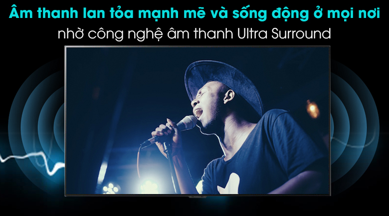 Âm thanh vòm mạnh mẽ - Smart Tivi OLED LG 4K 55 inch 55GXPTA