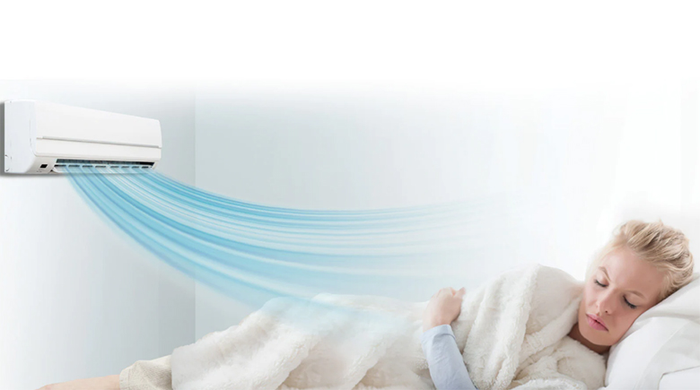 Chế độ gió thổi dễ chịu - Điều hòa LG 1 chiều Inverter 11000 BTU V13WIN