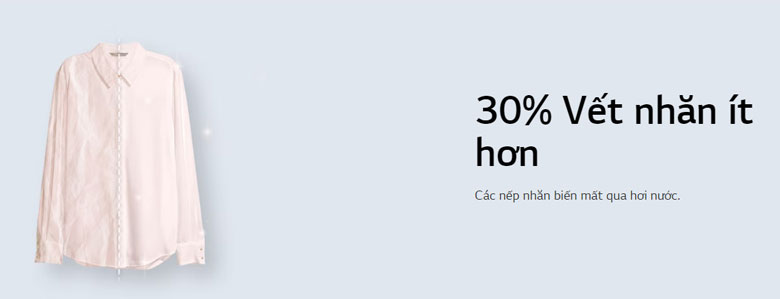 Máy giặt sấy LG Inverter 12kg/7kg FV1412H3BA - Giảm nhăn quần áo hiệu quả