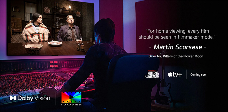 Truyền tải góc nhìn đạo diễn ở mọi góc độ khác nhau mà vẫn không bị méo móp ảnh hay bị lệch tiếng Tivi LG OLED65C4PSA