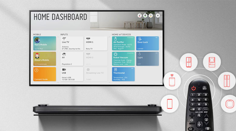 Điều khiển tivi dễ dàng - Smart Tivi OLED LG 4K 65 inch 65CXPTA
