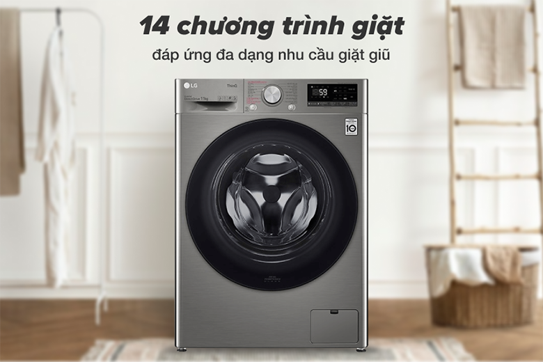 chương trình giặt -Máy giặt LG Inverter 11 kg FV1411S4P lồng ngang