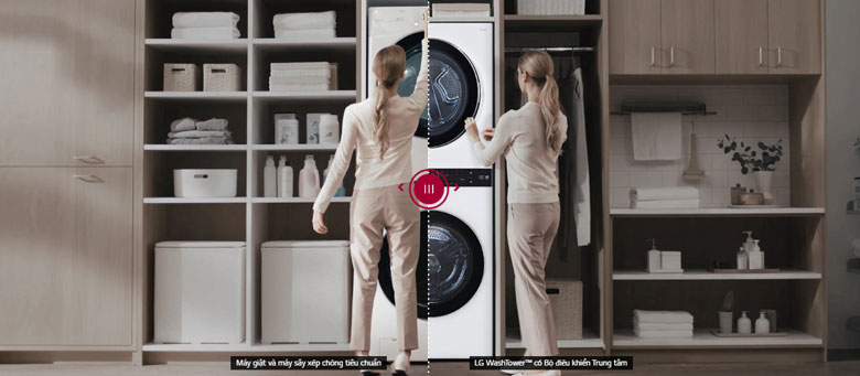 Máy giặt sấy LG Inverter 21kg WT2116SHEG lồng ngang - Bộ điều khiển Trung tâm lần đầu xuất hiện